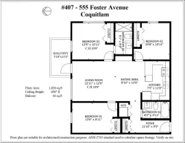 407 555 FOSTER AVENUE, Coquitlam, Coquitlam, BC