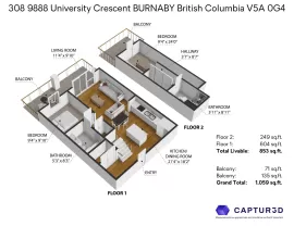 308 9888 UNIVERSITY CRESCENT, Burnaby North, Burnaby, BC